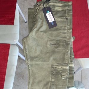Serenade Mens Jean Pants Olive 34